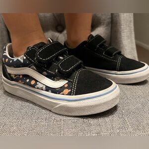 Vans Kids Black and White Cosmic Sneakers